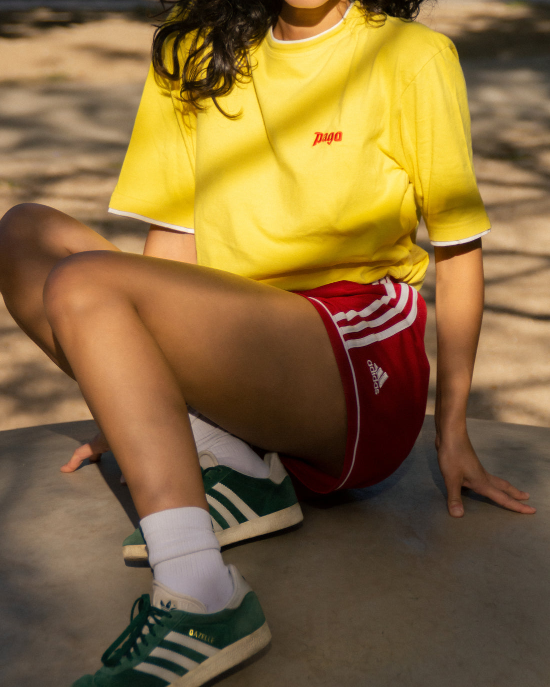 Short adidas rojo