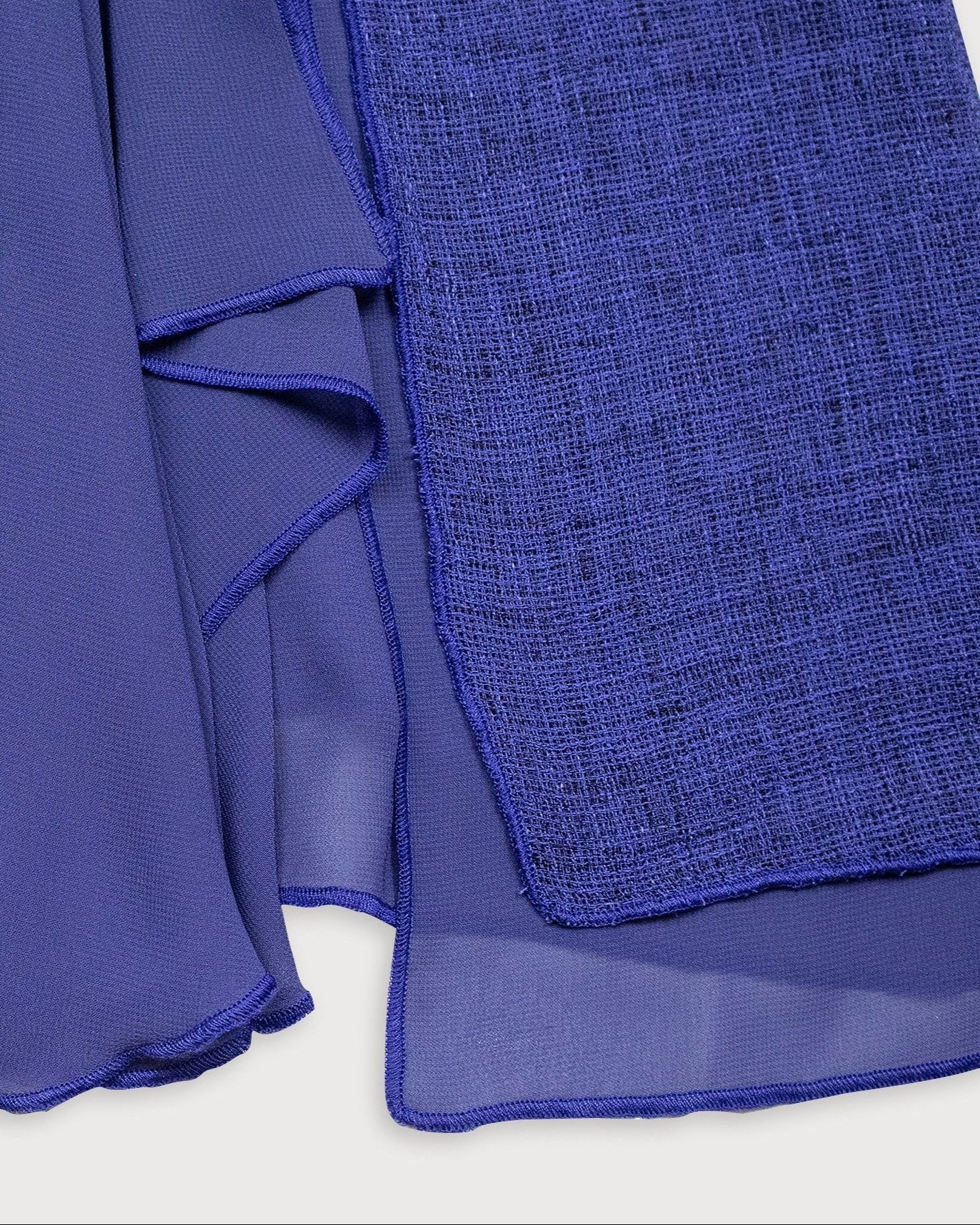 Falda midi morado textura