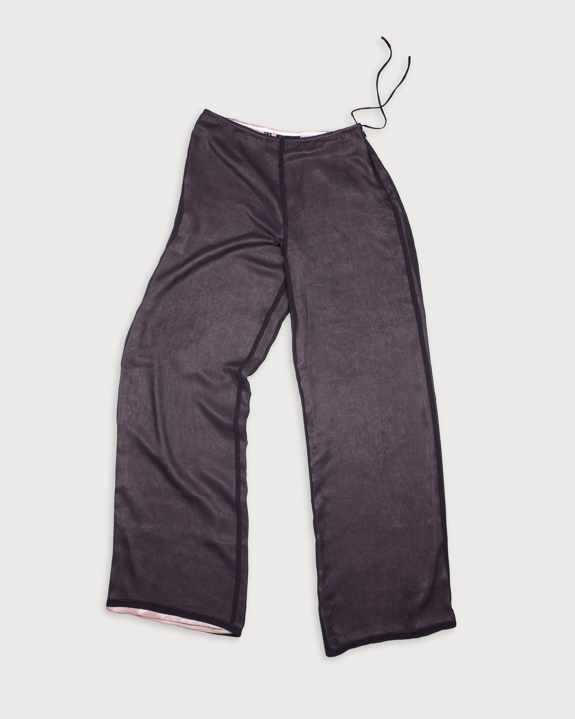 Pantalón palazzo fluido morado